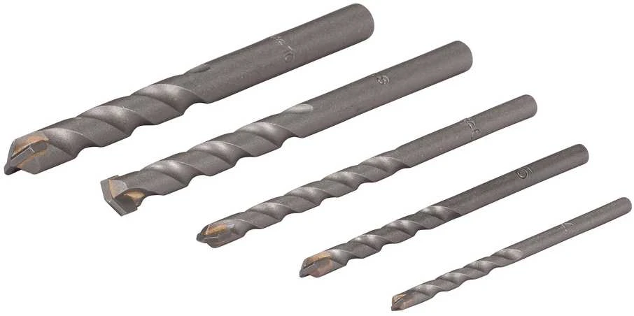 Grąžtas Makita Grąžtų mūrui komplektas(4x70mm; 5x85mm; 6x100mm; 8x110mm, 10x110) D-05175