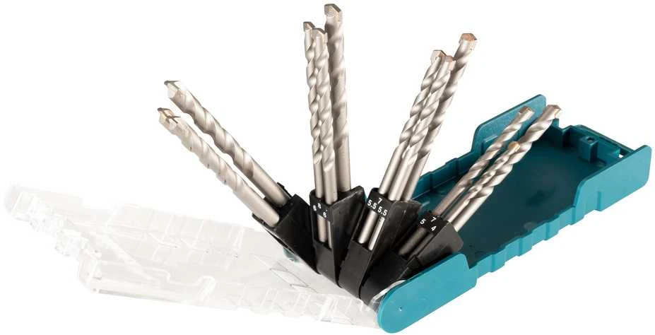 Grąžtas Makita Grąžtų mūrui rinkinys 12 vnt (4, 5, 5,5, 6, 6,5, 7, 8 mm) D-73483