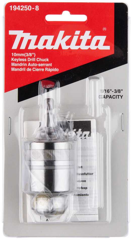 Makita Griebtuvas 10mm 1/4" Adapteris 6908D, 6916D, 6980D, BTD130 beraktis 194250-8