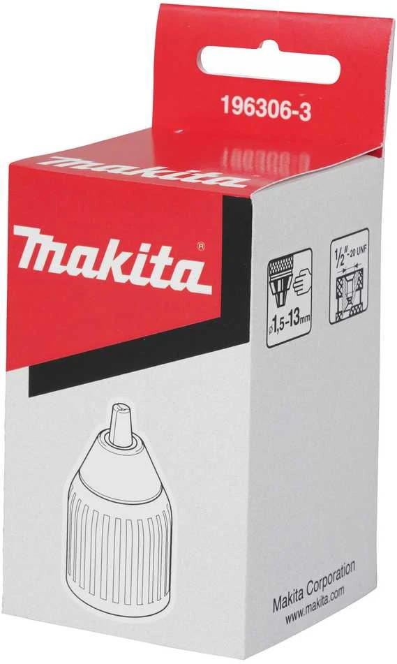 Makita Griebtuvas 13mm 1/2"-20UNF 1,5-13mm BDF453 196306-3