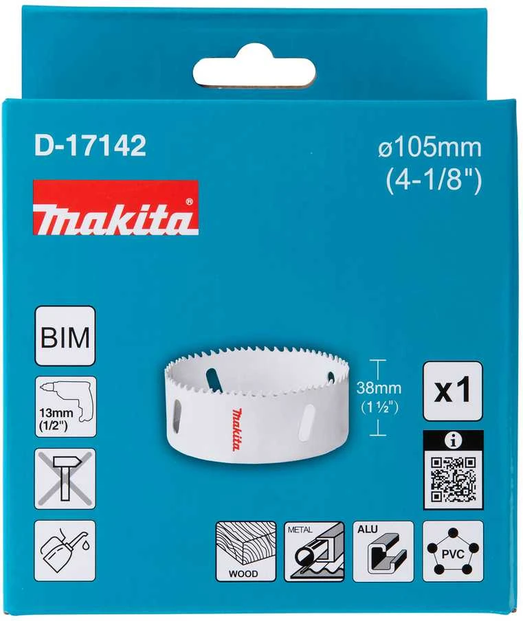 Makita HSS Bi-Metal grežimo karuna 105mm D-17142