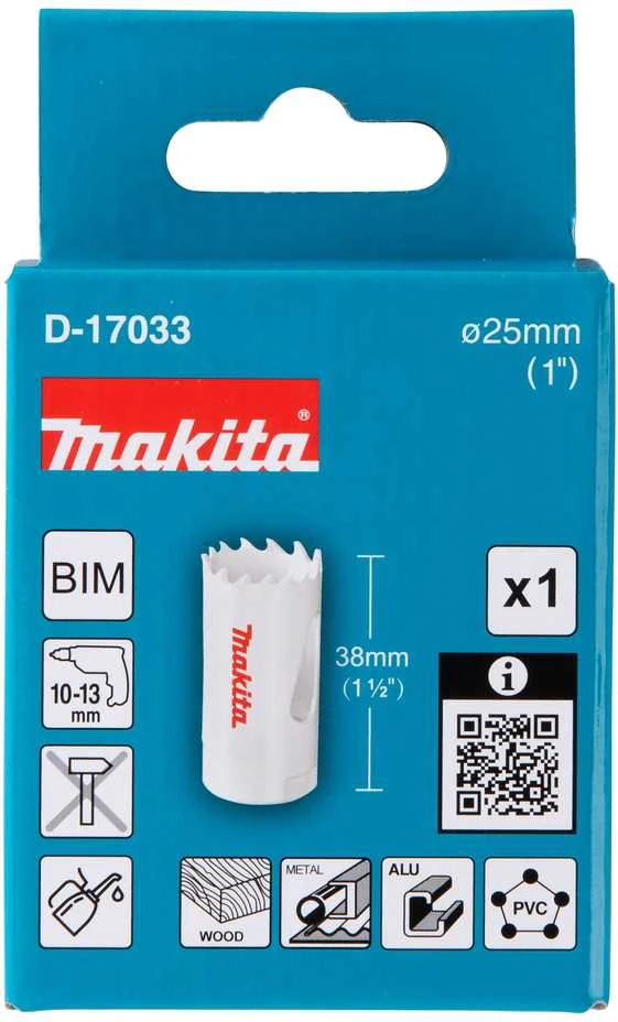 Makita HSS Bi-Metal grežimo karuna 25mm D-17033