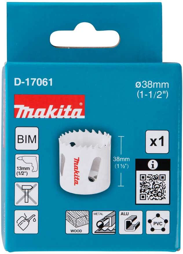 Makita HSS Bi-Metal grežimo karuna 38mm D-17061