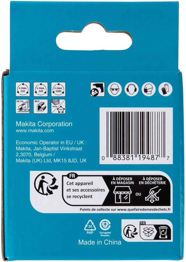 Makita HSS Bi-Metal grežimo karuna 38mm D-17061