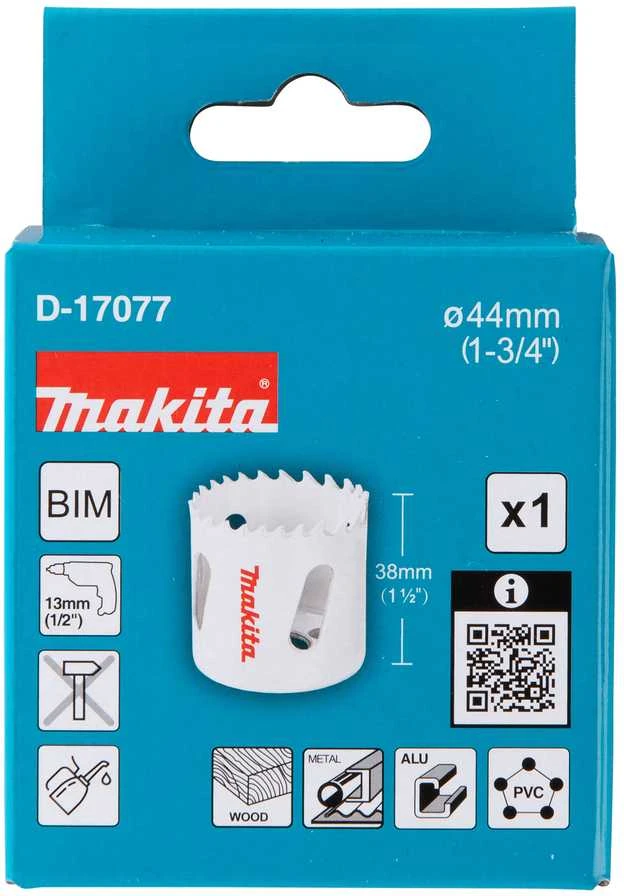 Makita HSS Bi-Metal grežimo karuna 44mm D-17077