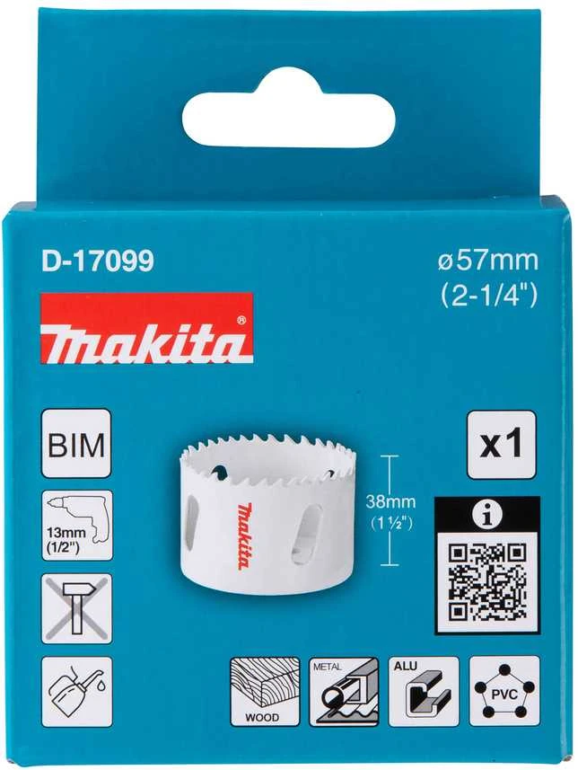 Makita HSS Bi-Metal grežimo karuna 57mm D-17099