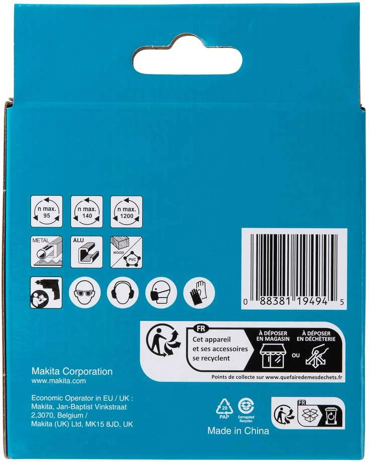 Makita HSS Bi-Metal grežimo karuna 92mm D-17136