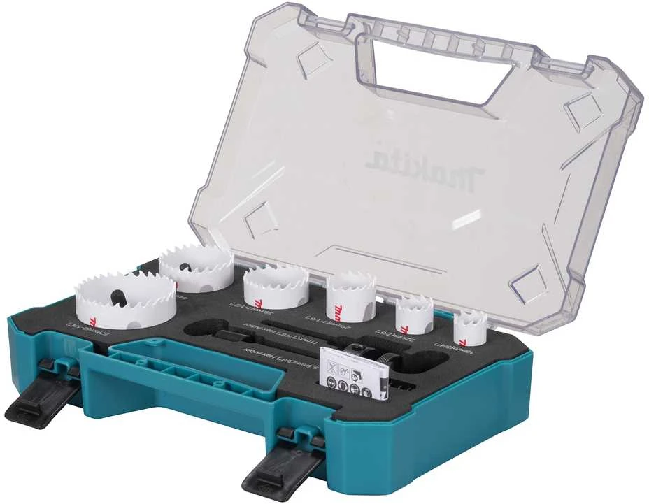 Makita HSS Bi-Metal gręžimo karūnų komplektas 6-dydžiai D-47117