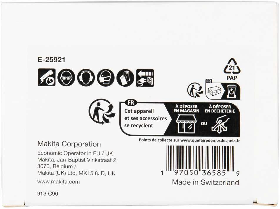 Makita Įgilinamieji pjovimo ašmenys 32mm TMA061; HM, STARLOCK, Metalui, 25 vnt. E-25921 TMA061; HM , Metalas
