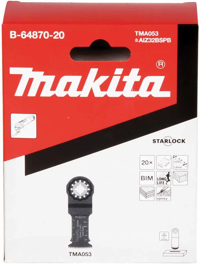 Makita Įgilinamieji pjovimo diskai 32mm B-64870-20
