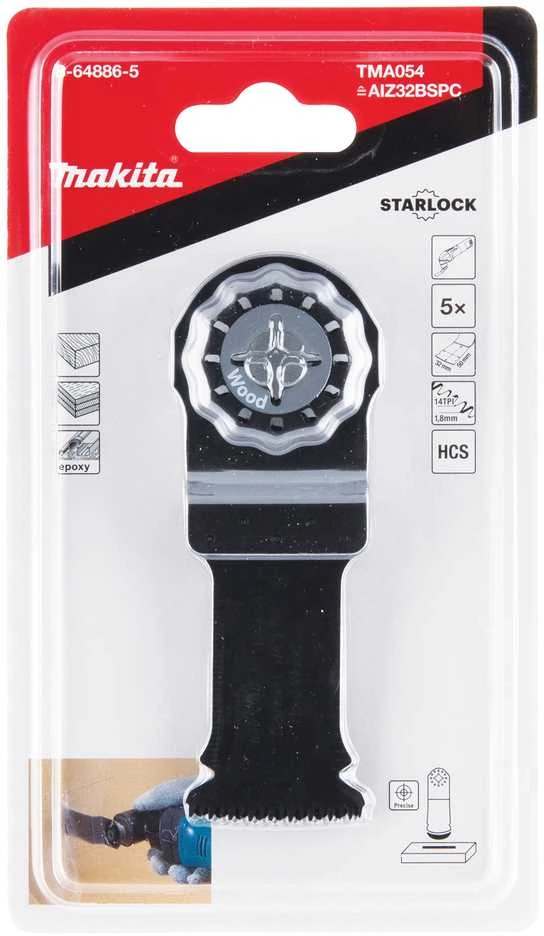 Makita Įgilinamieji pjovimo diskai 32mm B-64886-5
