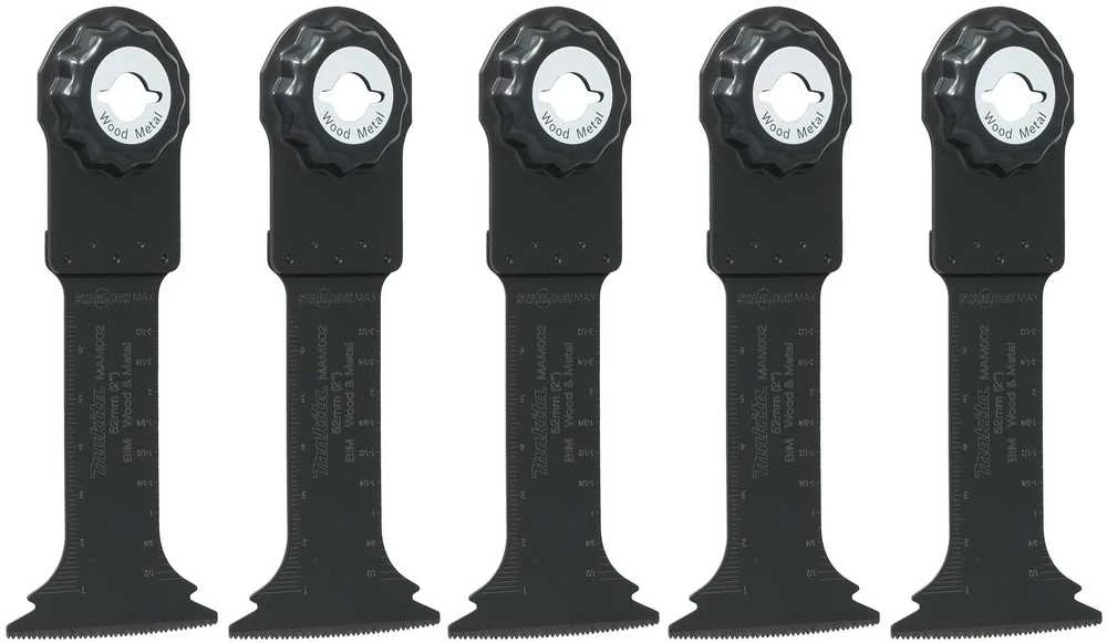 Makita Starlock Max įgilinamieji peiliai, 5 vnt. rinkinys