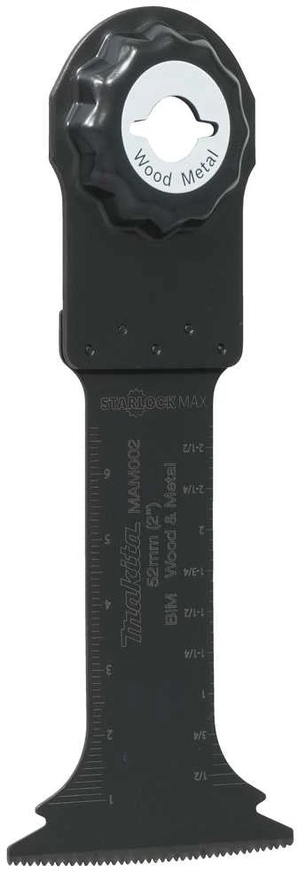 Makita Įgilinamieji pjovimo diskai 52mm B-66416 Starlock Max • 20 TPI • BiM • MAM002 • Medžiui / metalui