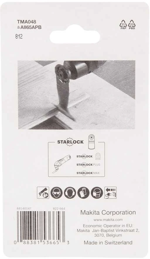 Makita Įgilinamieji pjovimo diskai 65mm B-64820-5