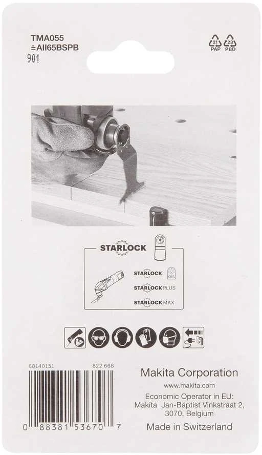 Makita Įgilinamieji pjovimo diskai 65mm B-64892-5