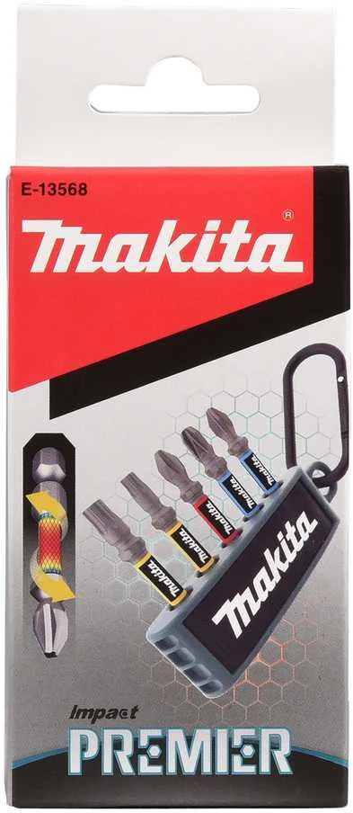 Makita Impact Premier 5vnt. Torsion sukimo antgalių komplektas E-13568