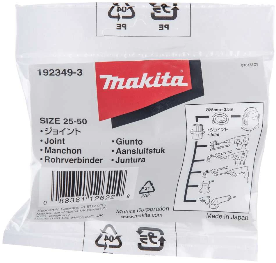 Makita Jungtis Ø 19/25mm - Ø 22/25mm 192349-3