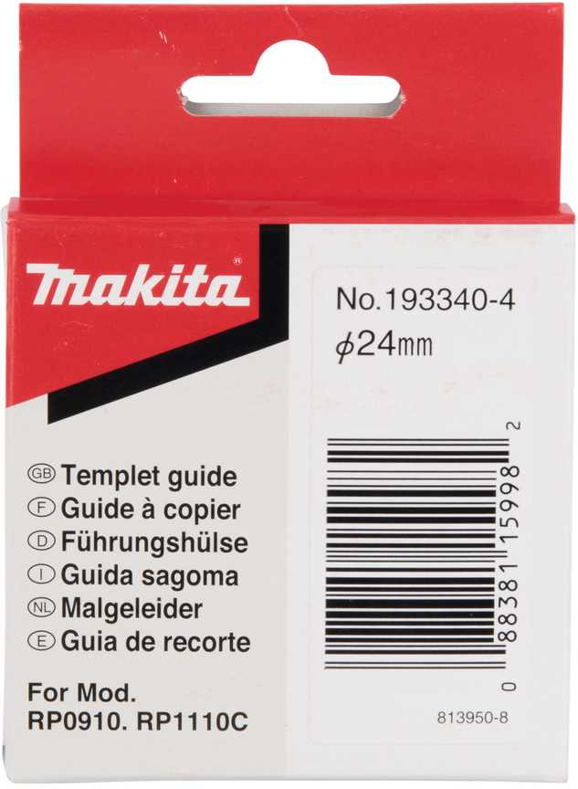 Makita Kopijavimo žiedas 22x24x13mm RP1110C 193340-4