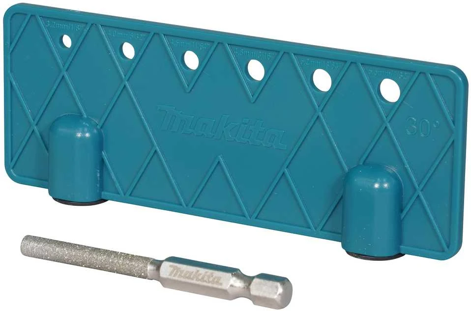 Makita Kreipiančiosios plokštelės ir deimantinės apvalios dildės komplektas 4,5mm D-75627