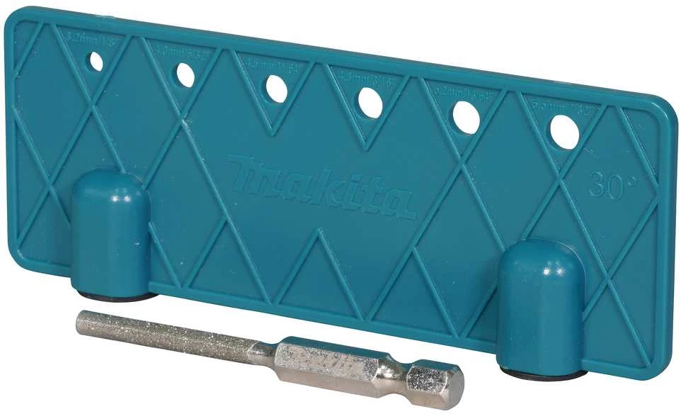 Makita Kreipiančiosios plokštelės ir deimantinės apvalios dildės komplektas 4mm D-75611