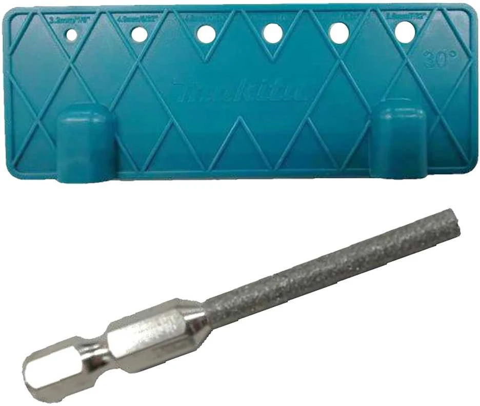 Makita Kreipiančiosios plokštelės ir deimantinės apvalios dildės komplektas 4mm D-75611
