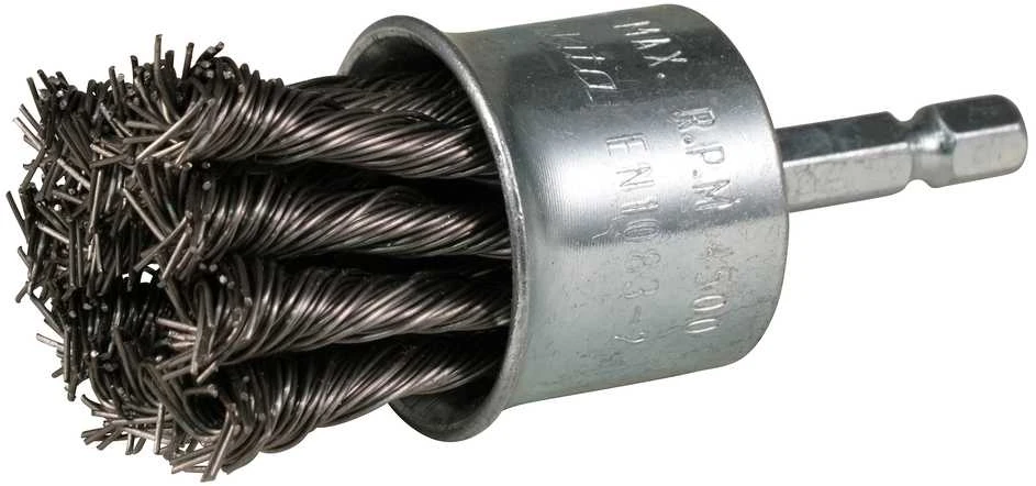 Makita Kūgio formos 28mm, su 1/4'' šešiakampiu antgaliu, Nerūdijantis plienas (Sukta viela) D-76766