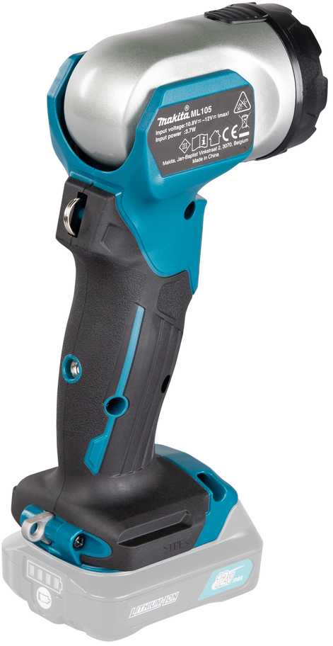 Makita LED prožektorius ML105 10,8V Li-ion Be akumuliatorių ir kroviklio