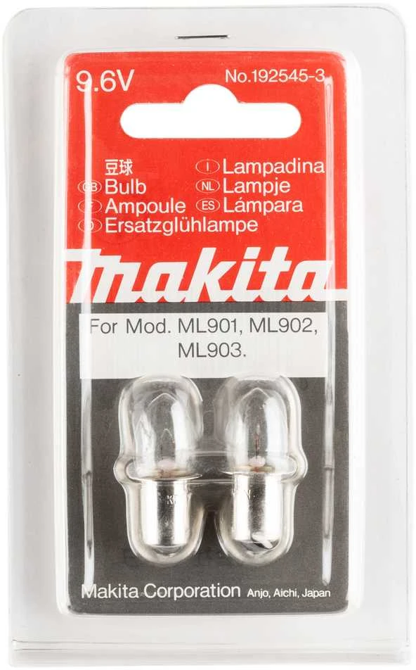 Makita Lempa 9,6V (2Vnt.) ML902, ML903 192545-3