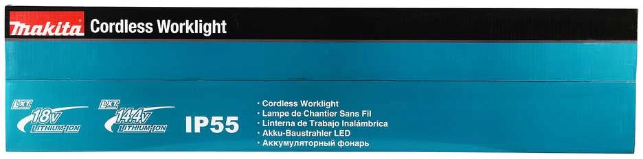 Makita LXT® akumuliatorinis darbinis žibintas DML814 18V • 14,4V • 1250 lx