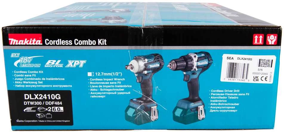Makita LXT® akumuliatorinių įrankių rinkinys DLX2410G 18V • LXT®