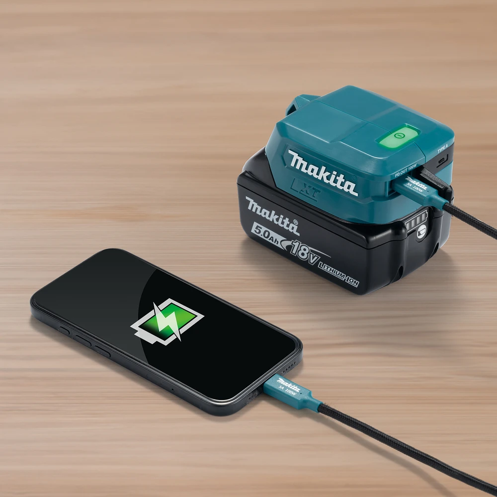 Makita LXT® -> USB adapteris ADP15 14,4 V / 18 V