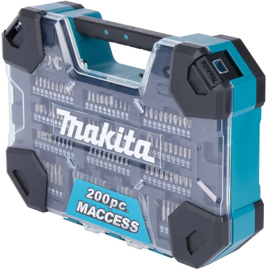Makita MACCESS Grąžtų ir sukimo antgalių rinkinys 200 vnt. E-22610
