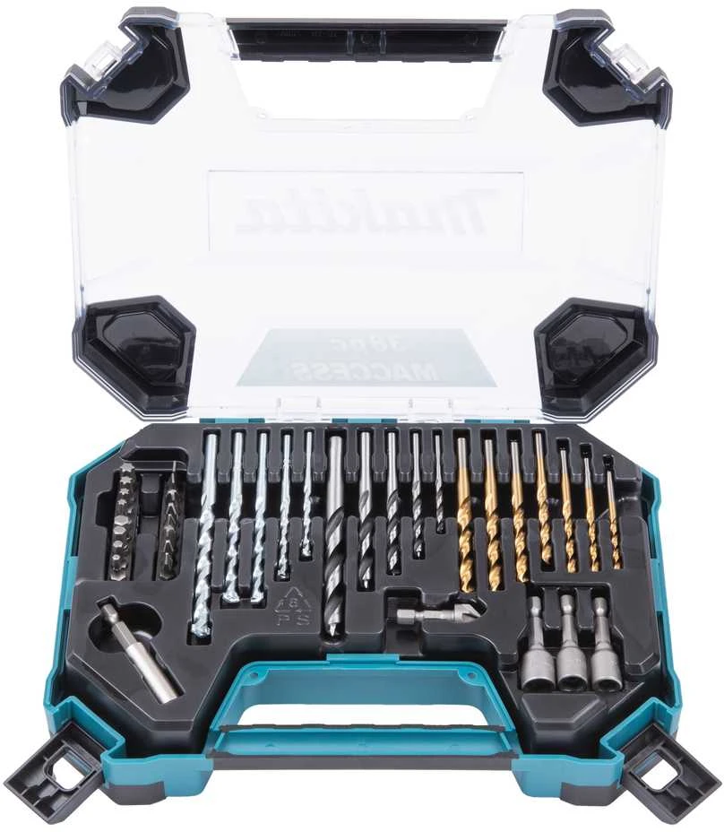 Grąžtas Makita MACCESS Grąžtų ir sukimo antgalių rinkinys 38 vnt. E-22573