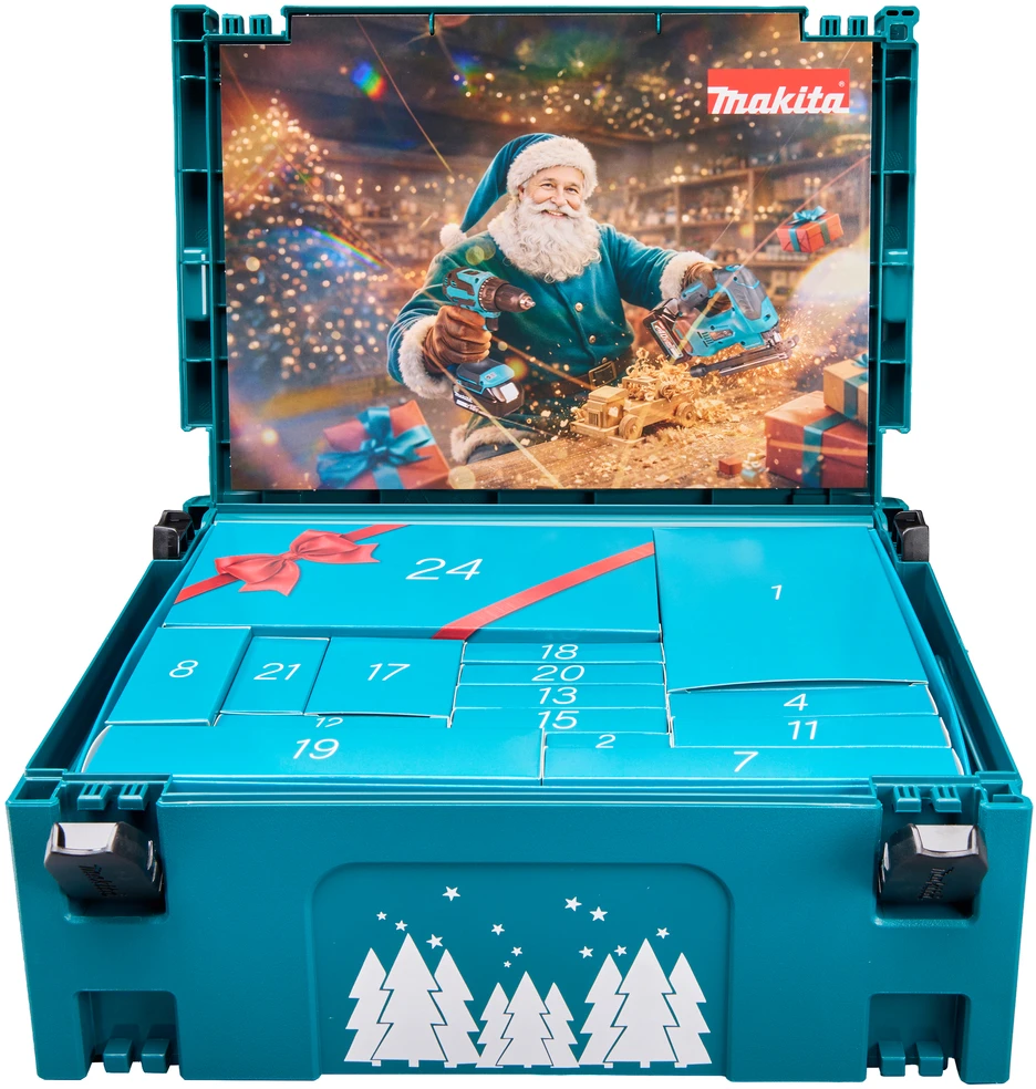Grąžtas Makita advento kalendorius 2026 P-84894