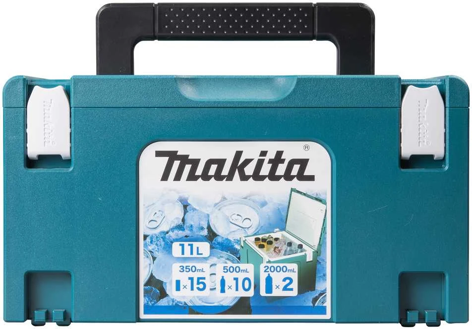 Makita MAKPAC Šaltdėžė nr.3 11l 198254-2 350ml- 15vnt. ir 500ml PET - 10vnt.