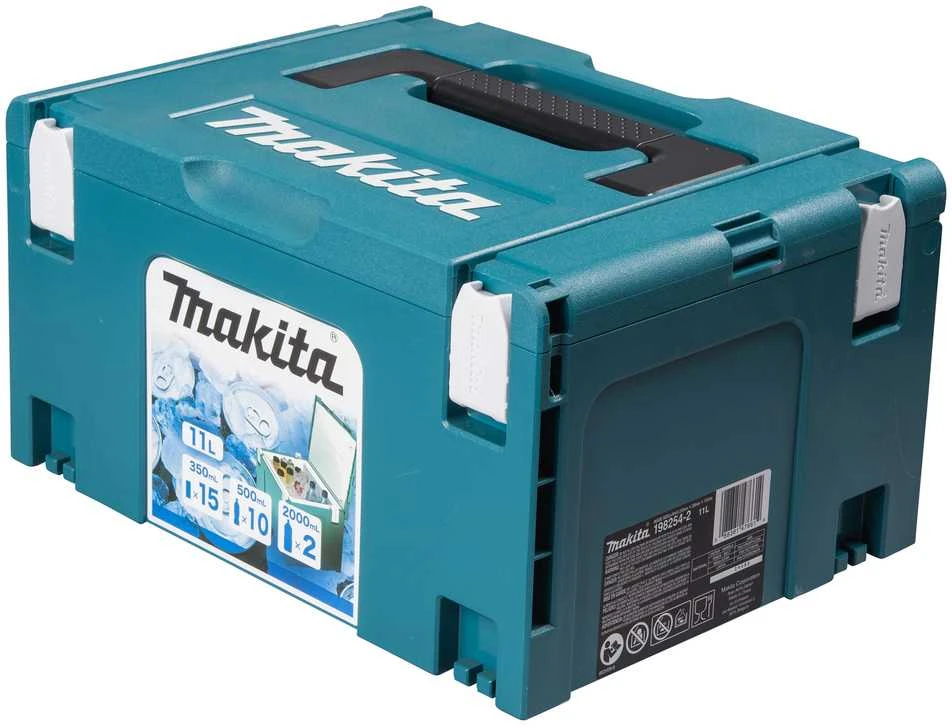 Makita MAKPAC Šaltdėžė nr.3 11l 198254-2 350ml- 15vnt. ir 500ml PET - 10vnt.