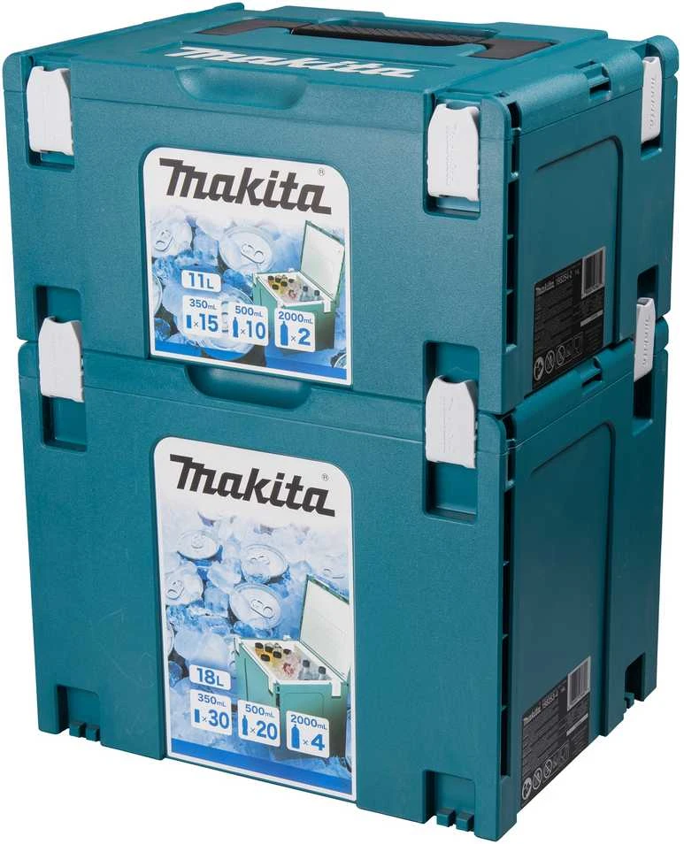 Makita MAKPAC Šaltdėžė nr.3 11l 198254-2 350ml- 15vnt. ir 500ml PET - 10vnt.
