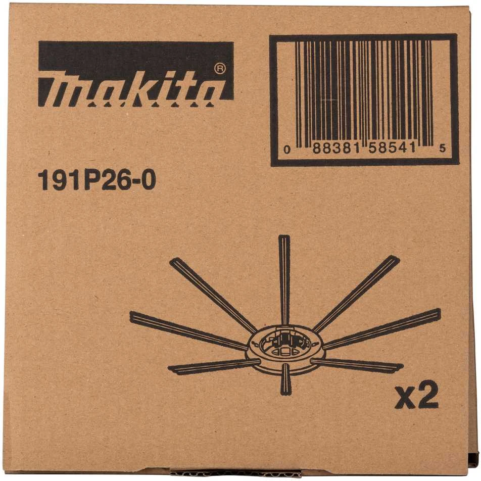 Makita Minkštų šoninių šepetėlių komplektas dulkių siurbliui-robotui DRC300 191P26-0