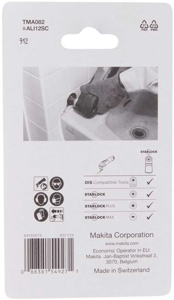 Makita MULTITOOL CUTTER TMA082, STAINLESS, STARLOCK B-69783