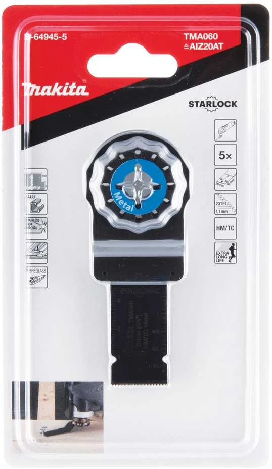 Makita MULTITOOL PLUNGE CUT SAW BLADE 20mm B-64945-5