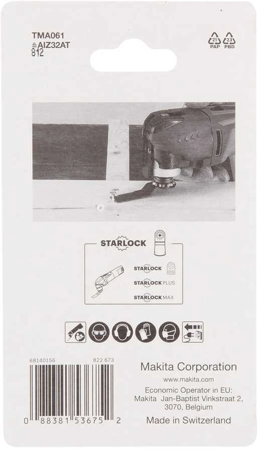 Grąžtas Makita MULTITOOL PLUNGE CUT SAW BLADE 32mm B-64951-5