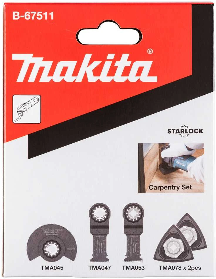 Grąžtas Makita MULTITOOL priedų rinkinys Komplekte B-67511