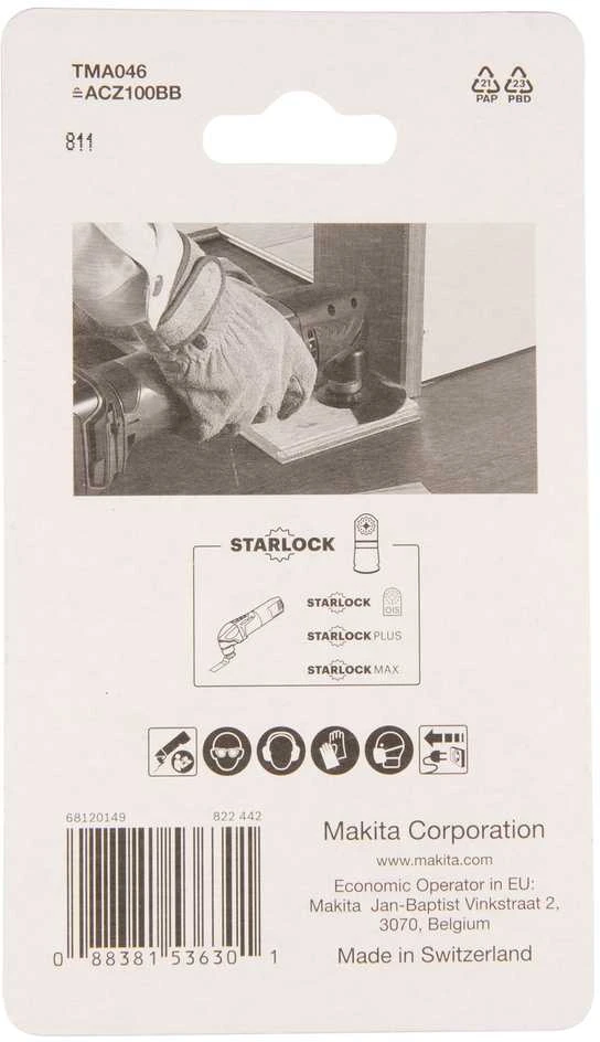 Makita Multitool segmentiniai ašmenys 100mm B-64808