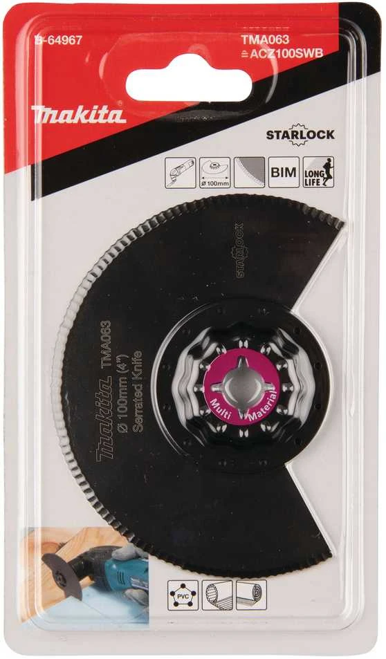 Makita Multitool segmentiniai ašmenys 100mm B-64967