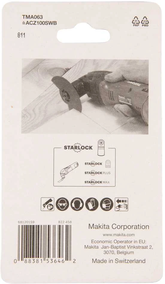 Makita Multitool segmentiniai ašmenys 100mm B-64967