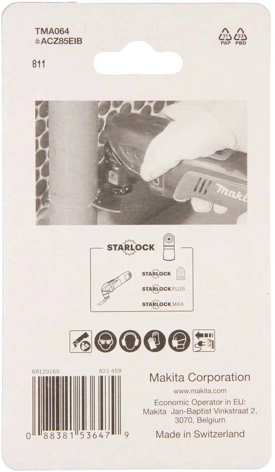 Makita Multitool segmentiniai ašmenys 85mm B-64973