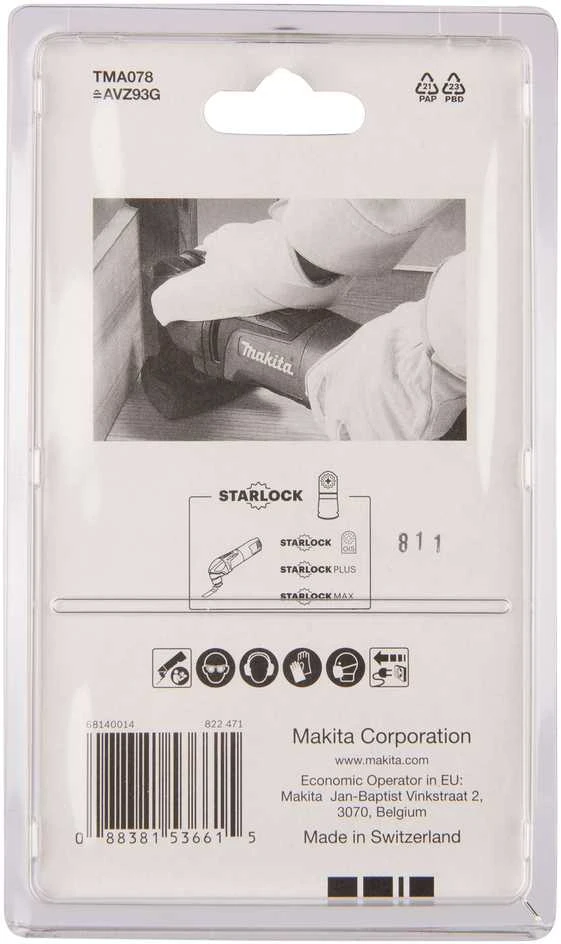 Makita MULTITOOL šlifavimo popierių padas TMA078 B-65115