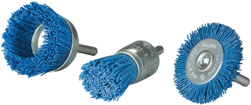 Makita Nailoniniai šepečiai 3vnt, suktuvui P240 D-70758