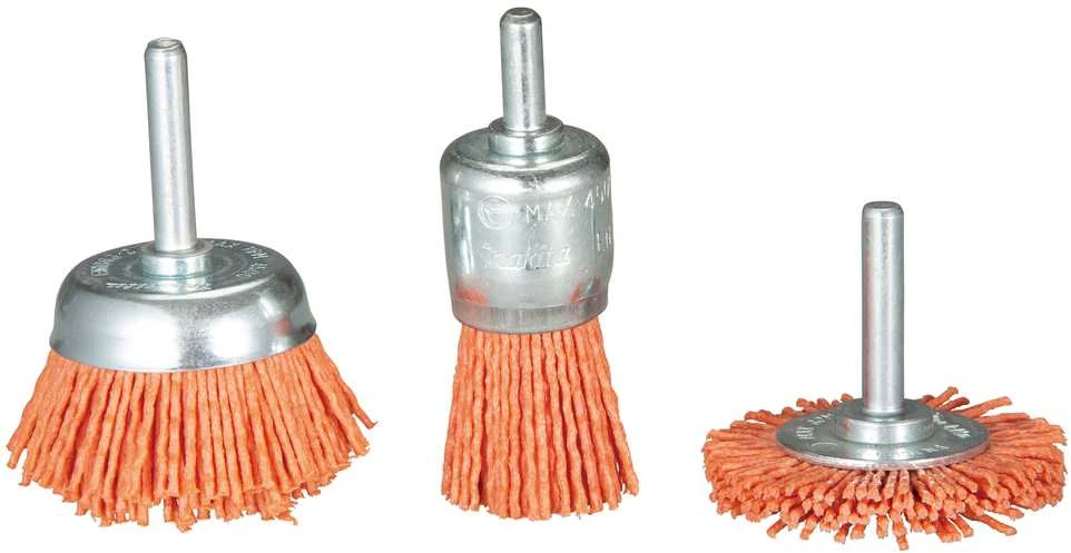 Makita Nailoniniai šepečiai 3vnt, suktuvui P80 D-70742