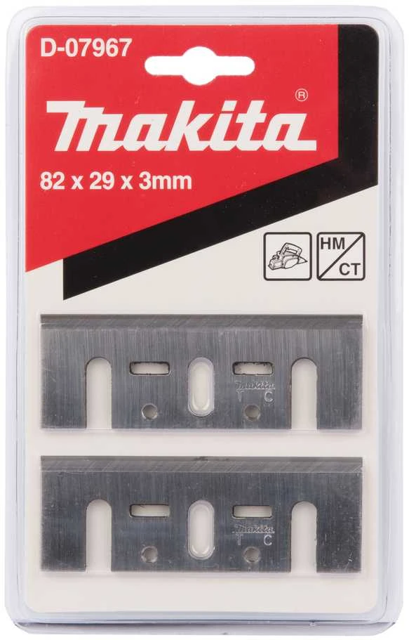 Makita Obliavimo peilių pora 82MM HM (Kietmetalio smaigalys) 1902 1923H D-07967